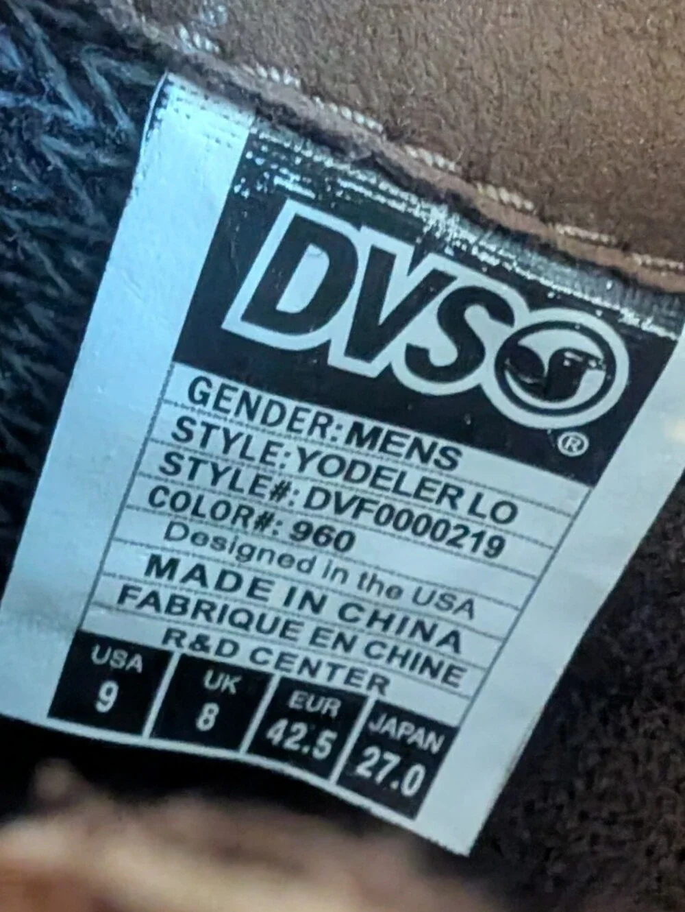 DVS Yodeler Lo Camo Men's Shoes Size 9